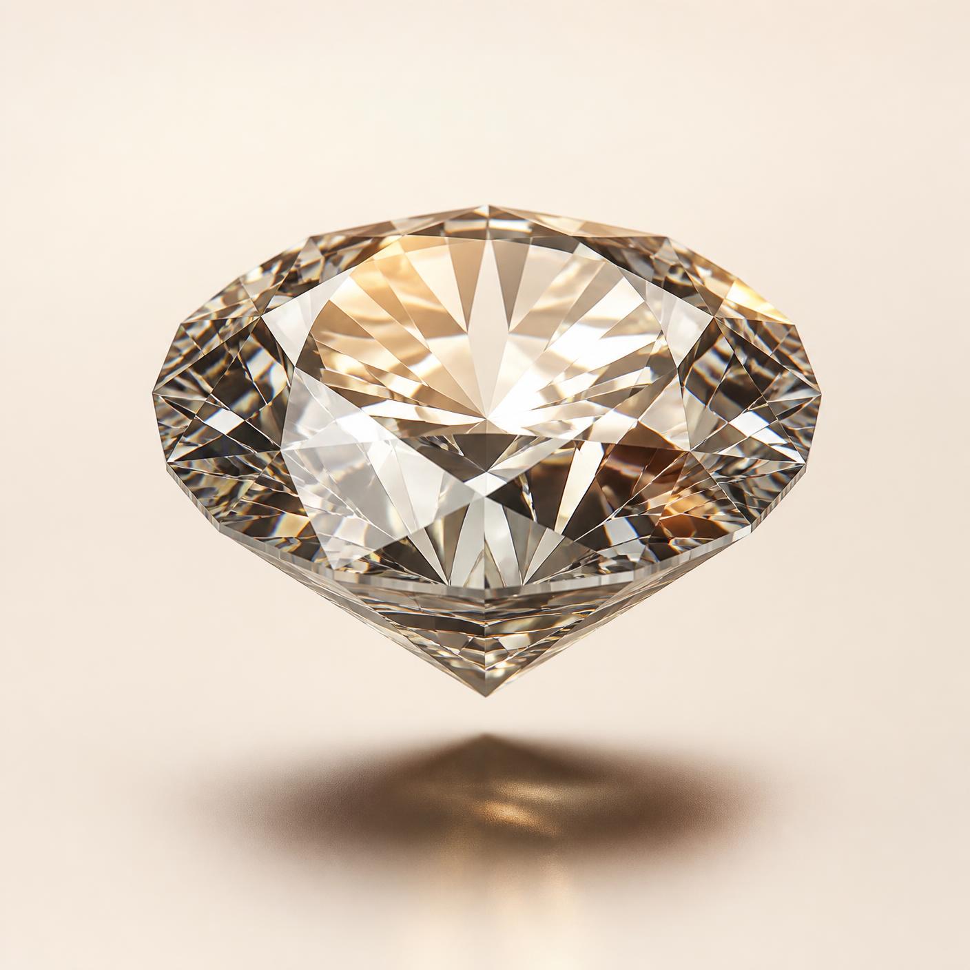 Diamante facetado que representa el modelo BRILLA 360°